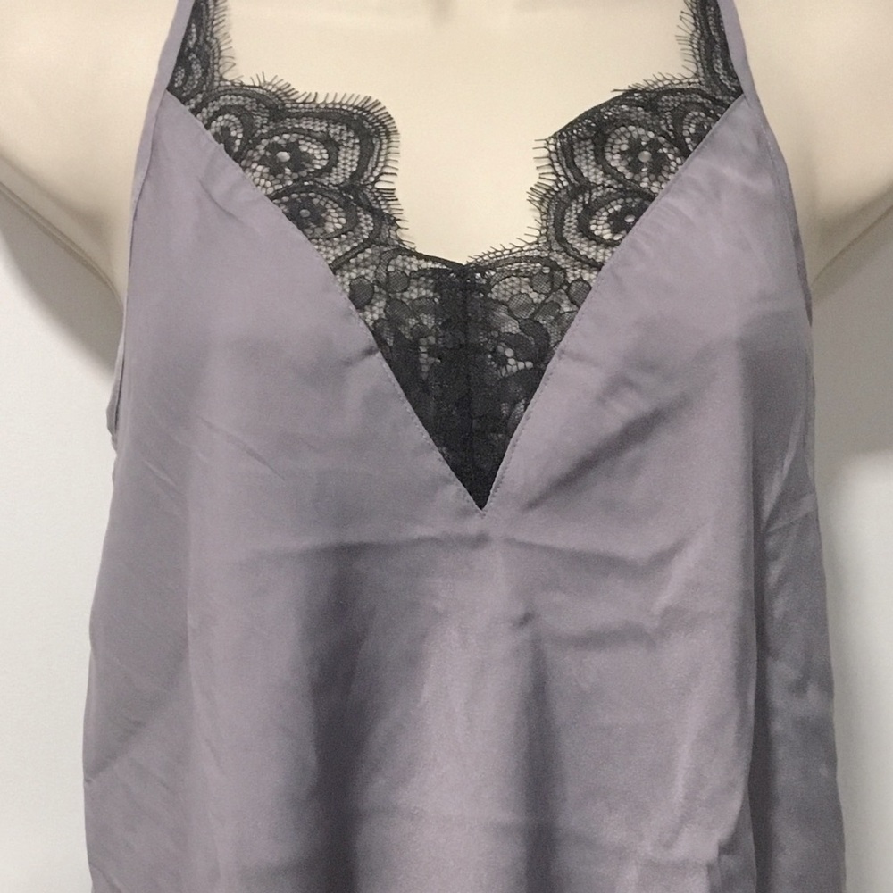 Free People Cami Silver Mauve Top XSmall NWT - Picture 6 of 14